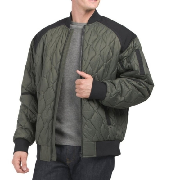 NEW Moose Knuckles XL Flushing Bomber Quilted Jacket Coat - Picture 15 of 16